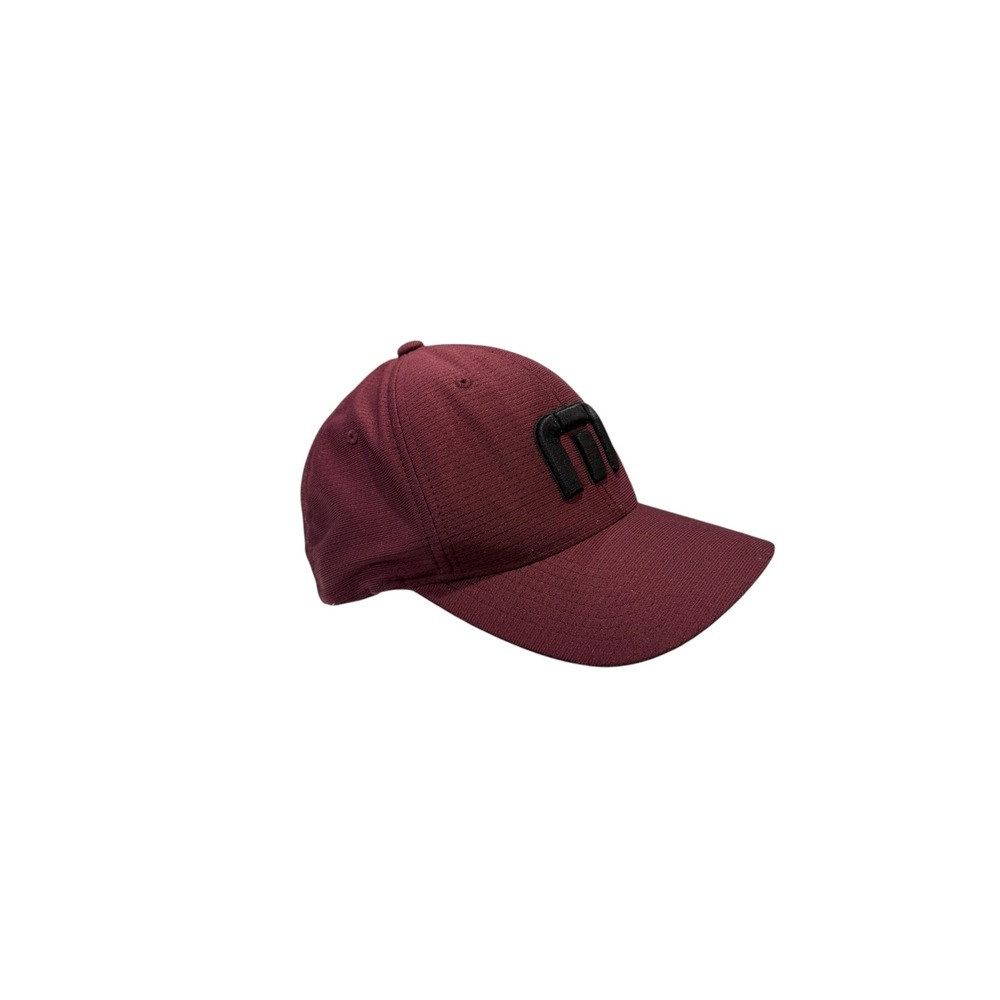 TravisMathew Burgundy Fall Golf Flex Baseball Hat, L-XL